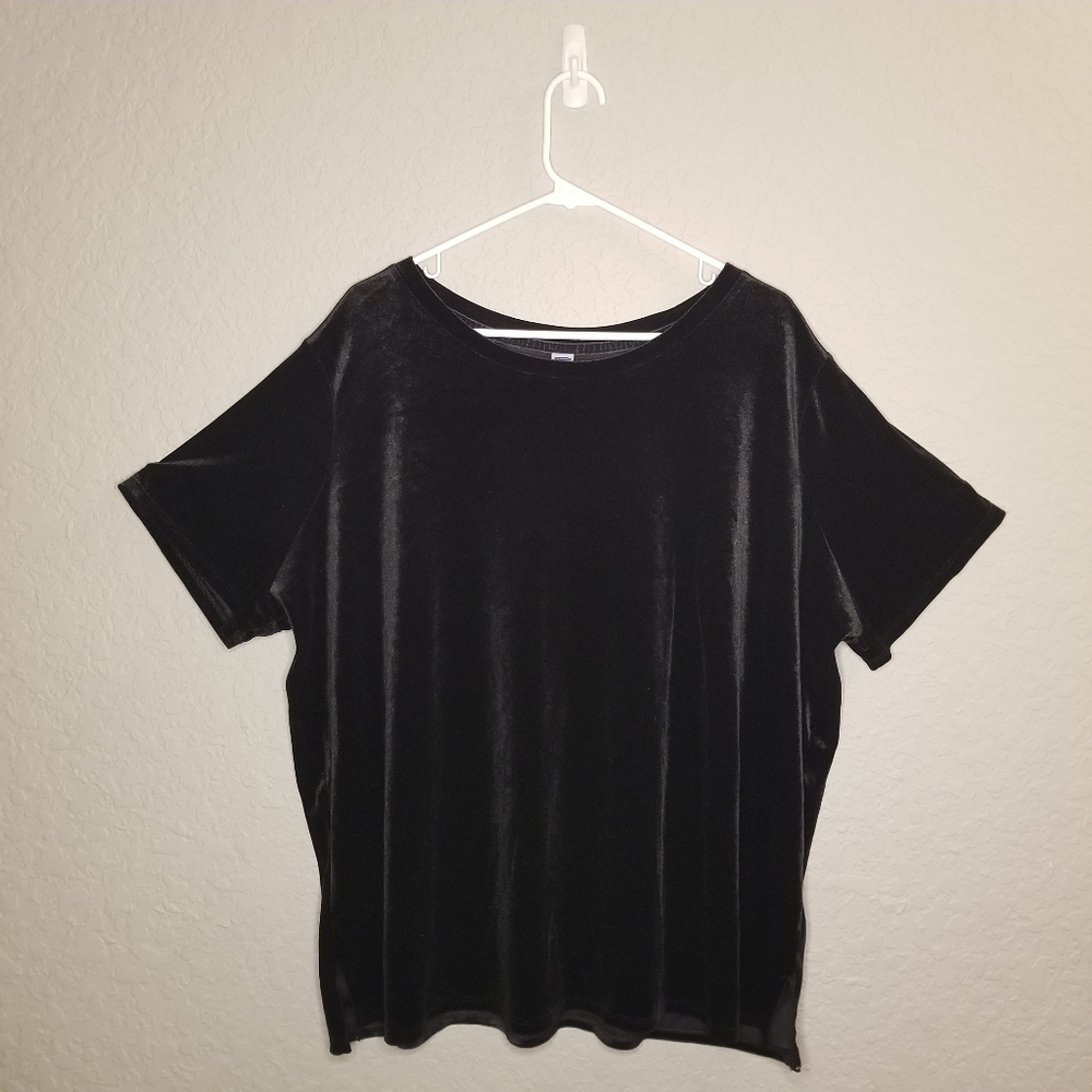 Velvet black shirt